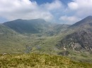 Looking over to Snowdon in the summer heat.